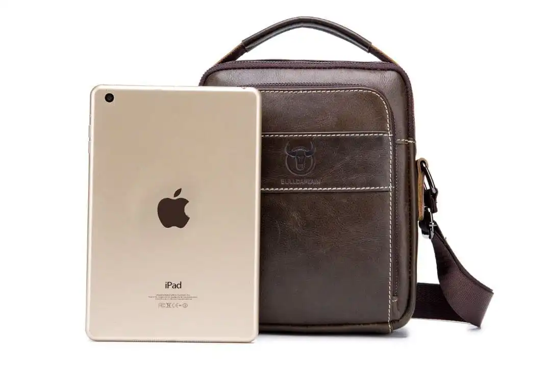 Δερμάτινο τσαντάκι ώμου Bull Captain DJB 888 καφέ