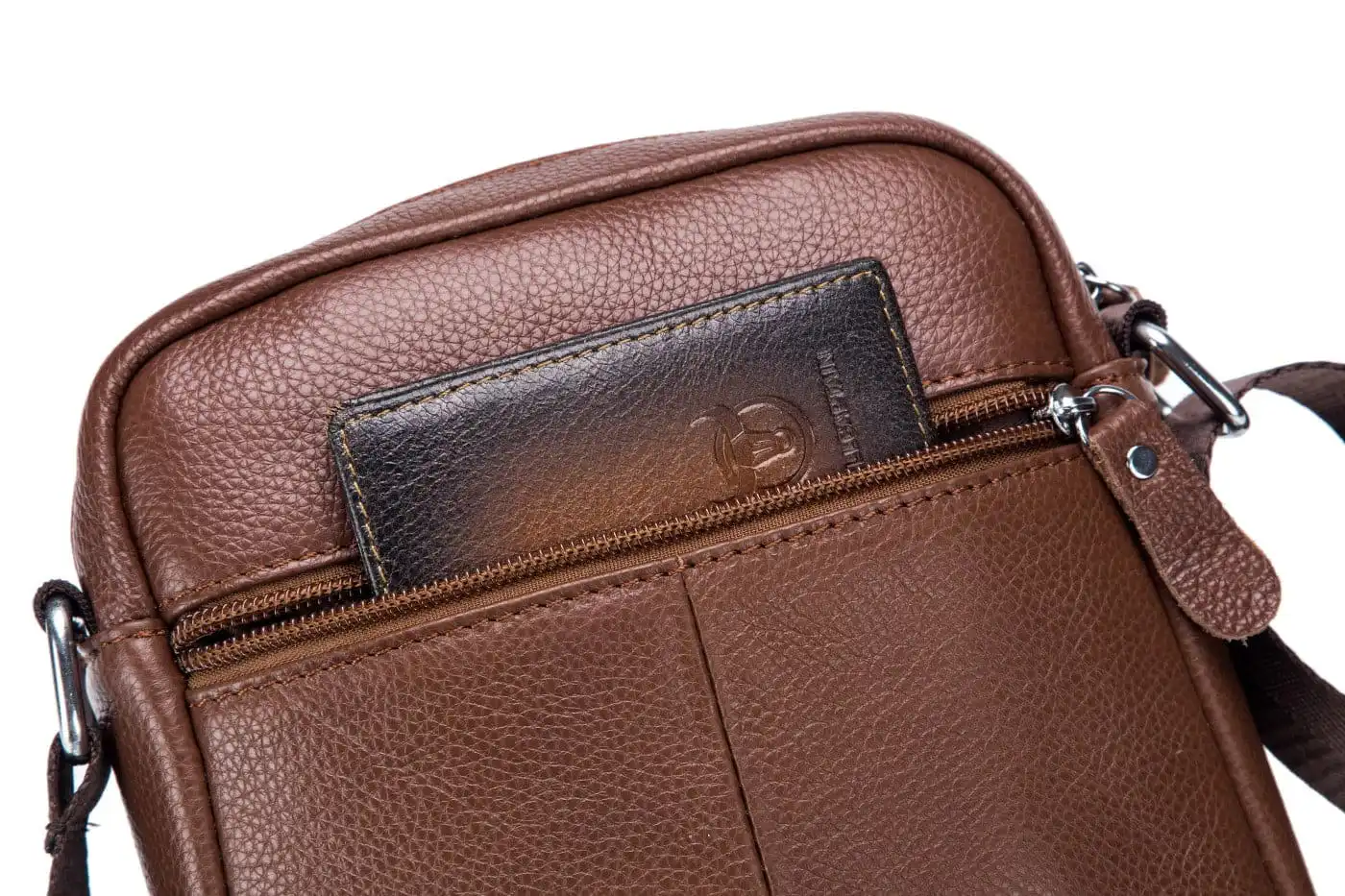 Δερμάτινο τσαντάκι ώμου Bull Captain DJB 010 καφέ