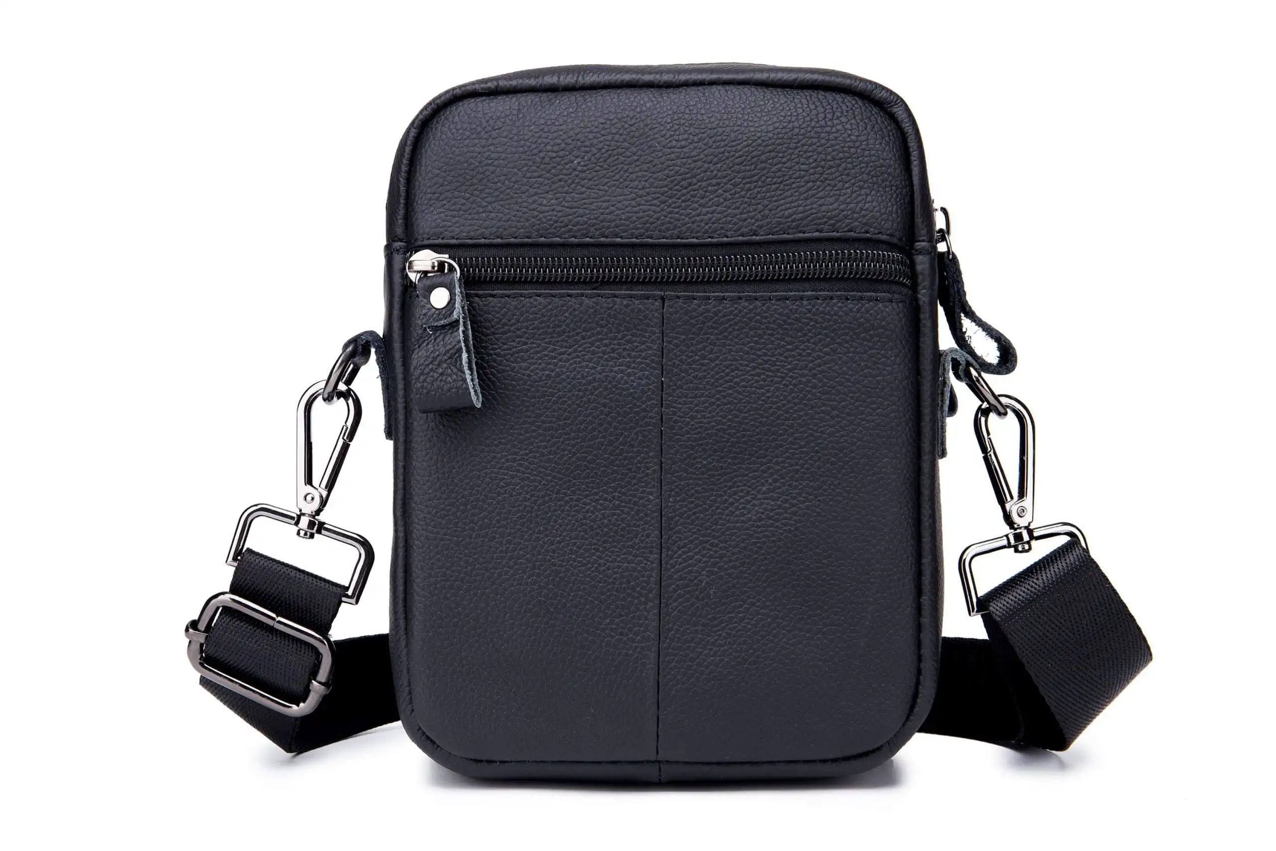 Δερμάτινο τσαντάκι ώμου Bull Captain DJB 015(L) μαύρο