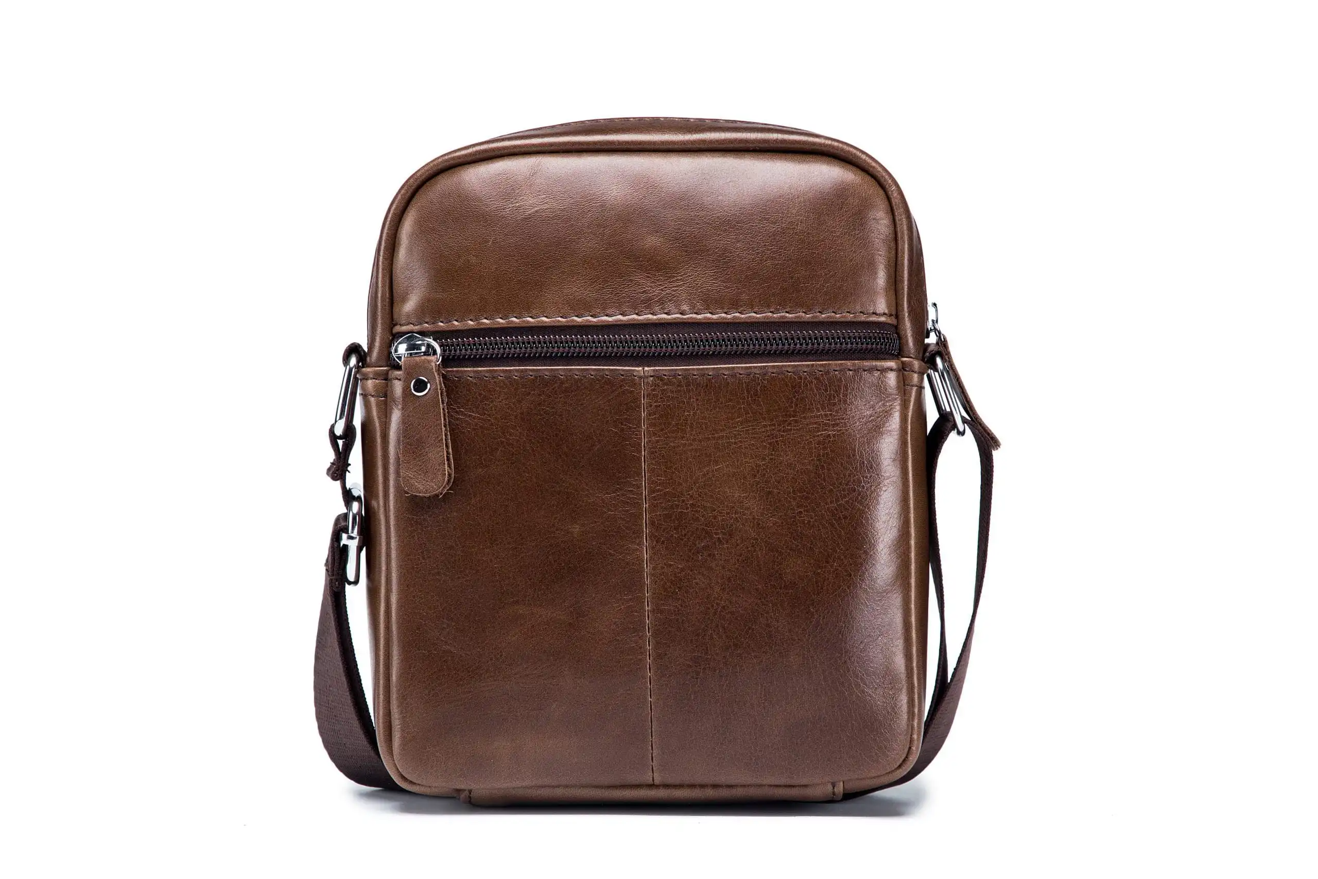 Δερμάτινο τσαντάκι ώμου Bull Captain DJB 016 καφέ