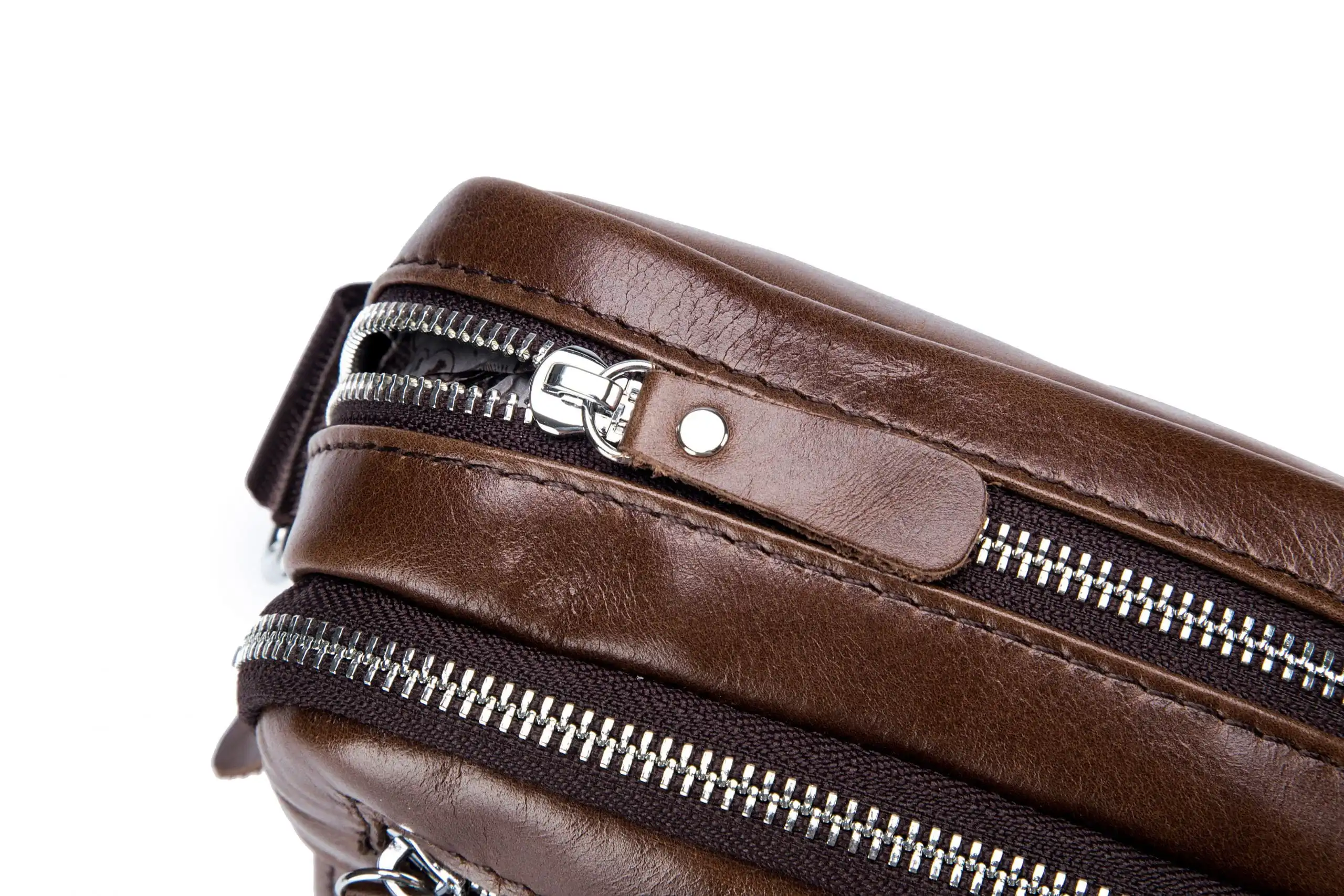 Δερμάτινο τσαντάκι ώμου Bull Captain DJB 016 καφέ