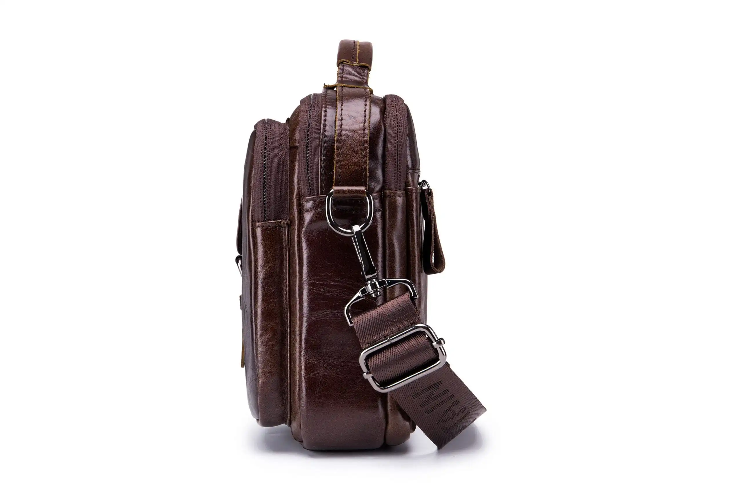 Δερμάτινος χαρτοφύλακας Bull captain DJB 036 καφέ