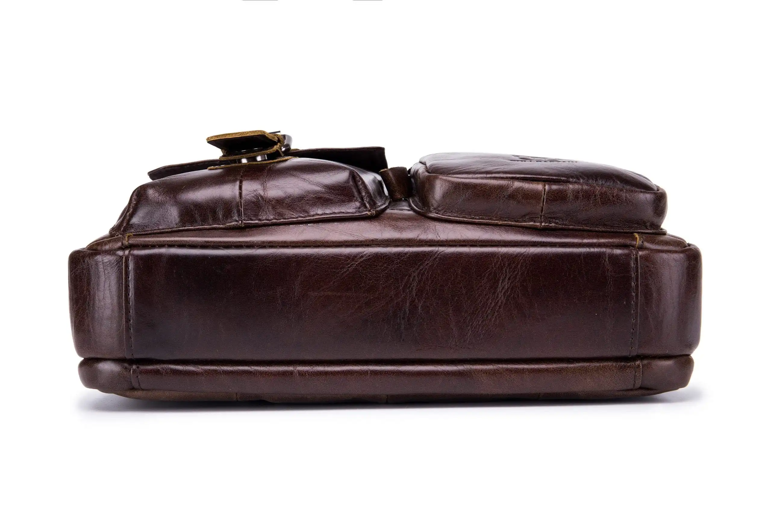 Δερμάτινος χαρτοφύλακας Bull captain DJB 036 καφέ