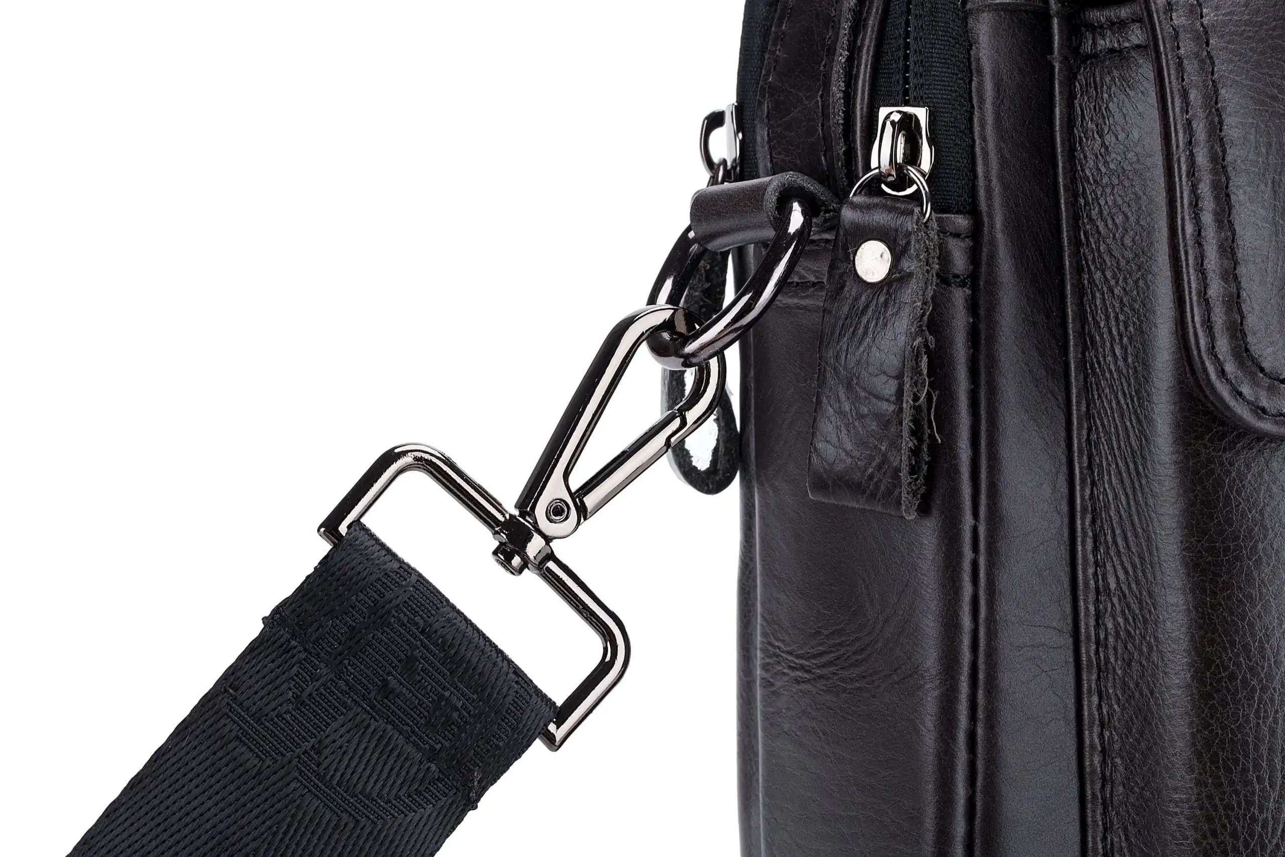 Δερμάτινος χαρτοφύλακας Bull captain DJB 036 μαύρο