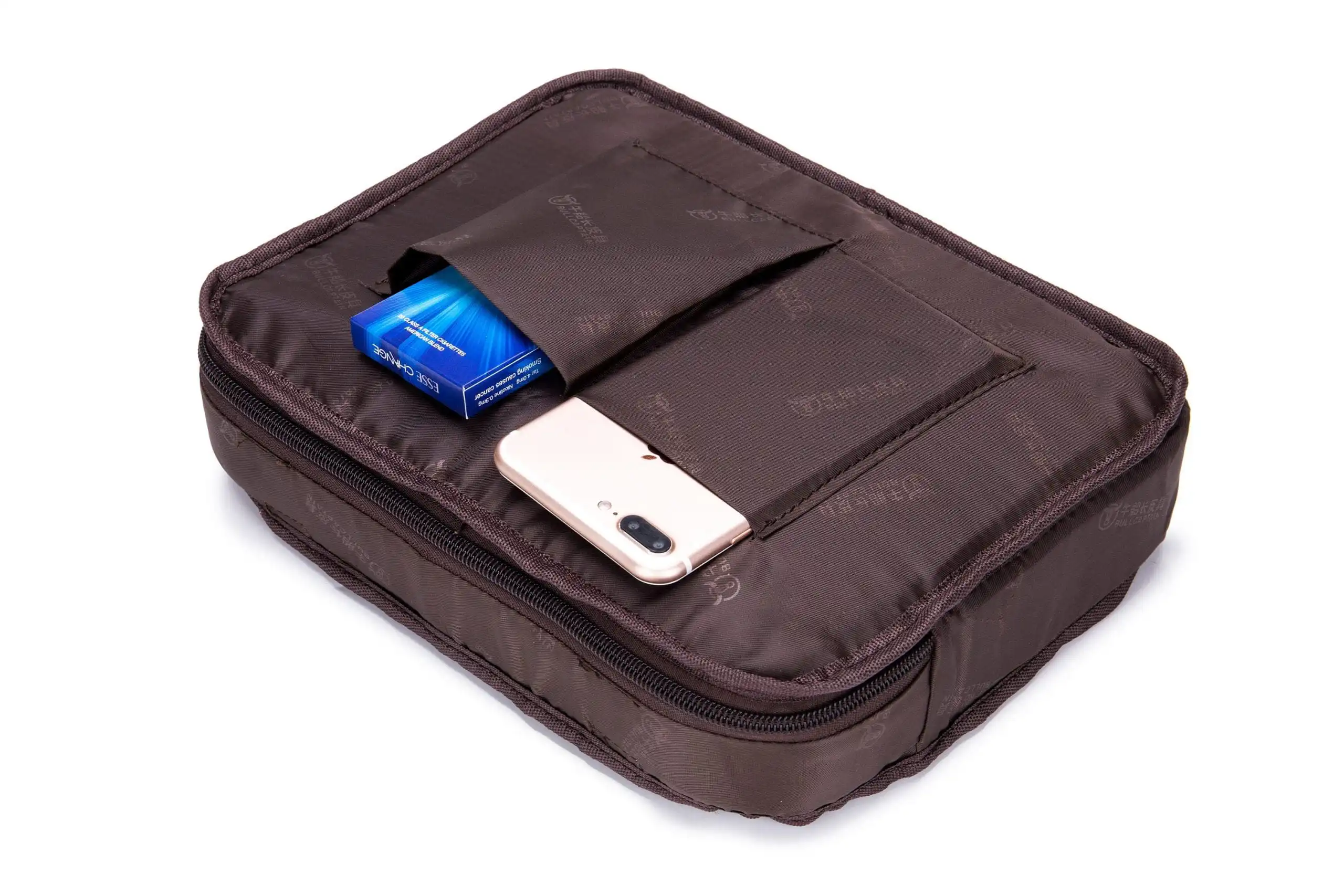 Δερμάτινος χαρτοφύλακας Bull captain DJB 036 καφέ