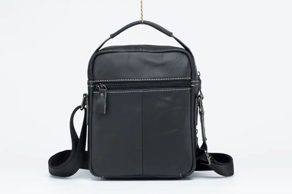 Δερμάτινο τσαντάκι ώμου Bull Captain DJB 040 μαύρο