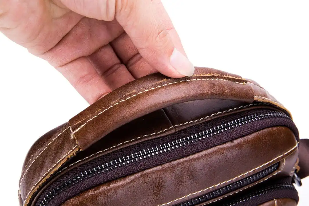 Δερμάτινο τσαντάκι ώμου Bull Captain DJB 041 καφέ