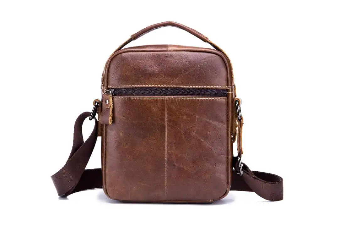 Δερμάτινο τσαντάκι ώμου Bull Captain DJB 041 καφέ