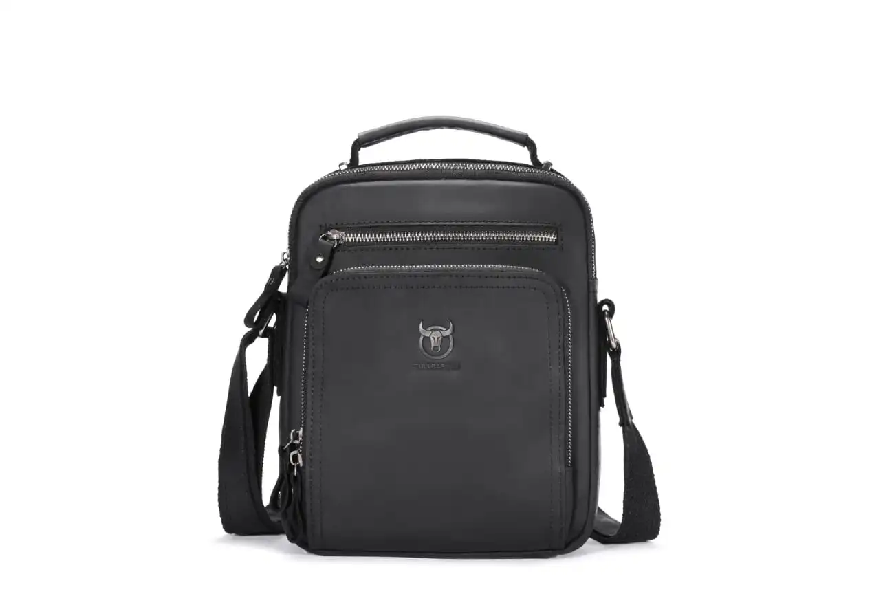 Δερμάτινο τσαντάκι ώμου Bull Captain DJB 0500-L μαύρο Δερμάτινο τσαντάκι ώμου Bull Captain DJB 0500-L μαύρο