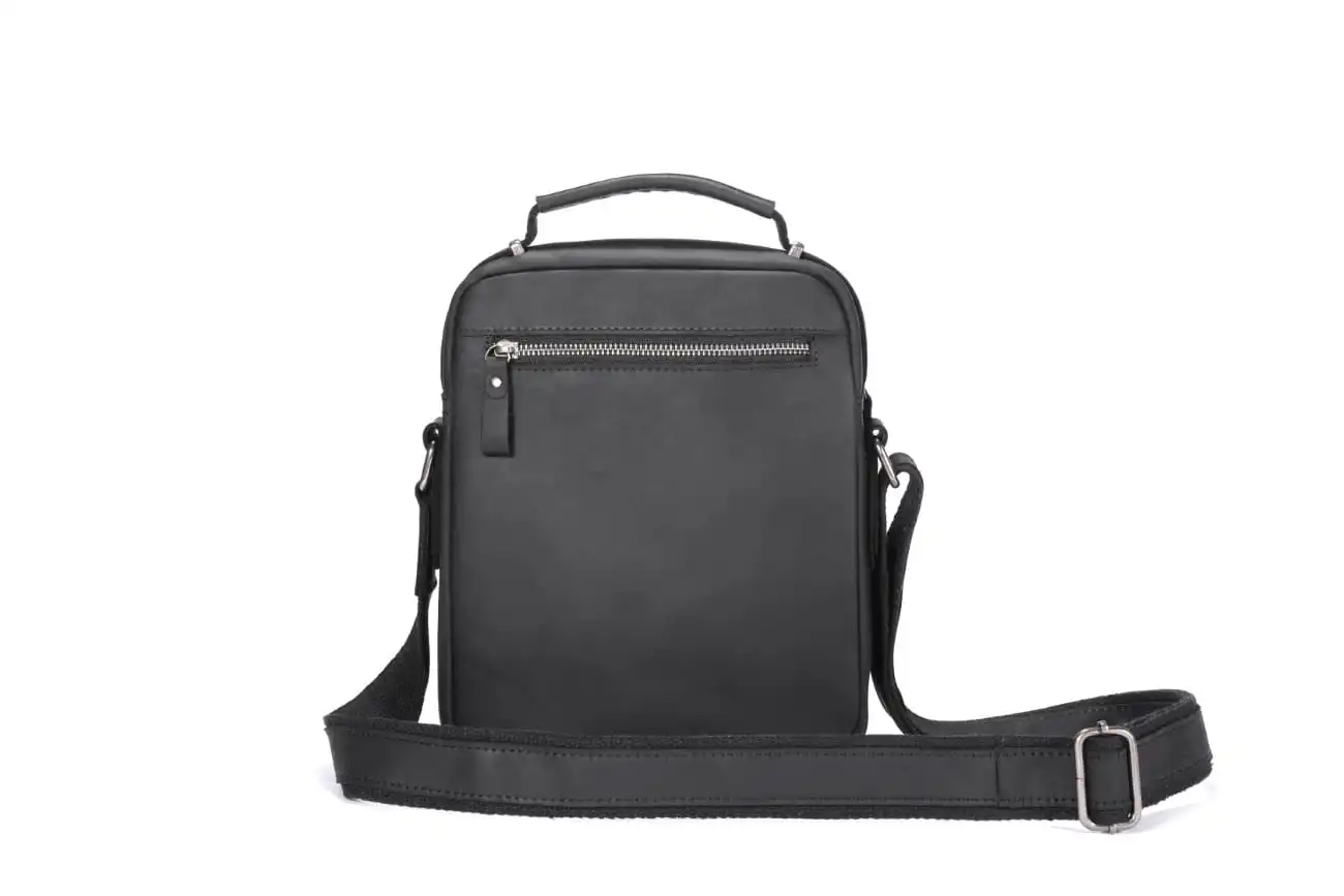 Δερμάτινο τσαντάκι ώμου Bull Captain DJB 0500-L μαύρο