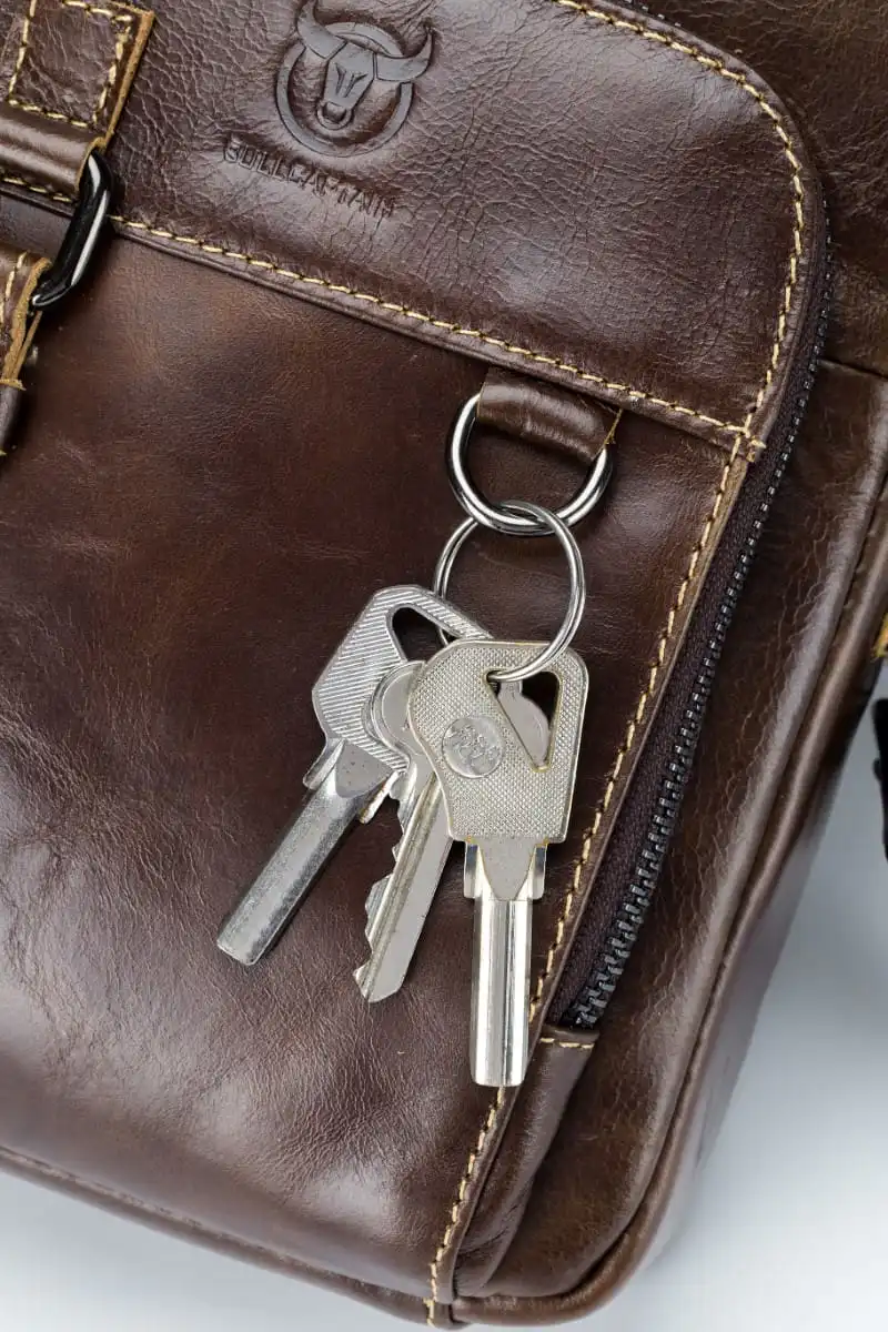 Δερμάτινο τσαντάκι ώμου Bull Captain DJB 300 καφέ