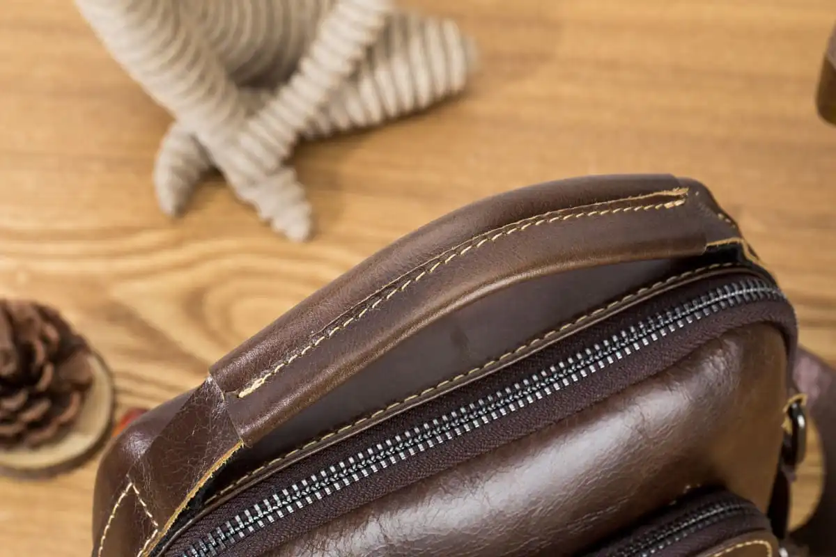 Δερμάτινο τσαντάκι ώμου Bull Captain DJB 300 καφέ