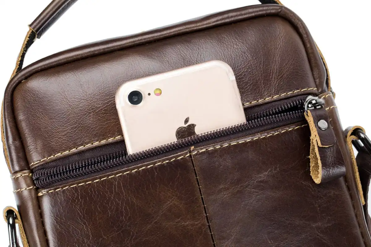 Δερμάτινο τσαντάκι ώμου Bull Captain DJB 300 καφέ