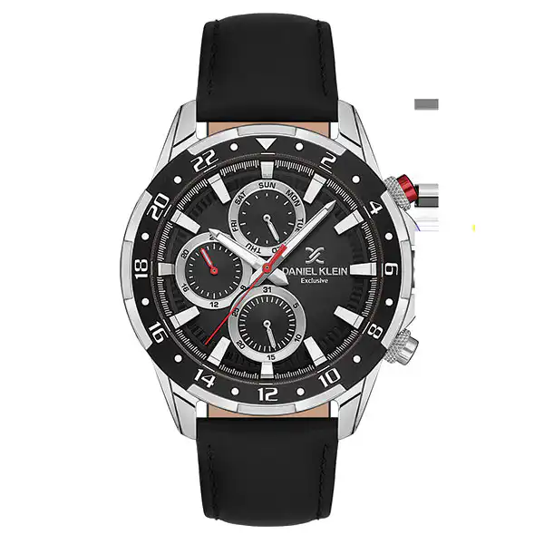 Ανδρικό ρολόι με δερμάτινο λουρί DANIEL KLEIN DK.1.13641-5 Ανδρικό ρολόι με δερμάτινο λουρί DANIEL KLEIN DK.1.13641-5