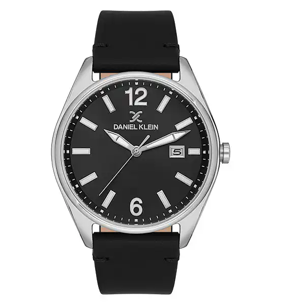 Ανδρικό ρολόι με δερμάτινο λουρί DANIEL KLEIN DK.1.13666-2 Ανδρικό ρολόι με δερμάτινο λουρί DANIEL KLEIN DK.1.13666-2