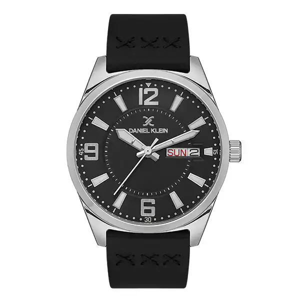Ανδρικό ρολόι με δερμάτινο λουρί DANIEL KLEIN DK.1.13668-2 Ανδρικό ρολόι με δερμάτινο λουρί DANIEL KLEIN DK.1.13668-2