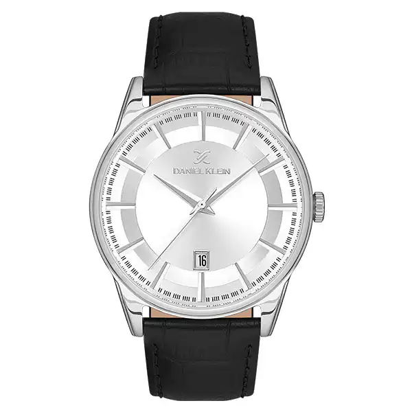 Ανδρικό ρολόι με δερμάτινο λουρί DANIEL KLEIN DK.1.13669-1 Ανδρικό ρολόι με δερμάτινο λουρί DANIEL KLEIN DK.1.13669-1
