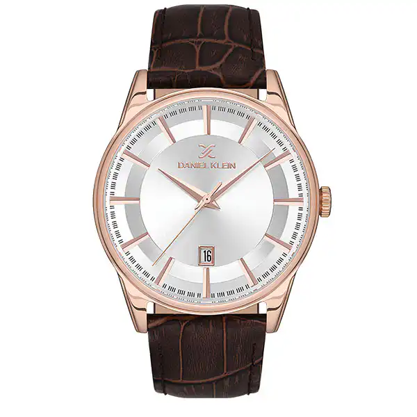 Ανδρικό ρολόι με δερμάτινο λουρί DANIEL KLEIN DK.1.13669-4 Ανδρικό ρολόι με δερμάτινο λουρί DANIEL KLEIN DK.1.13669-4