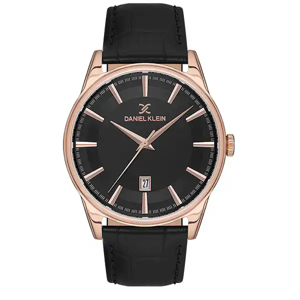 Ανδρικό ρολόι με δερμάτινο λουρί DANIEL KLEIN DK.1.13669-5 Ανδρικό ρολόι με δερμάτινο λουρί DANIEL KLEIN DK.1.13669-5