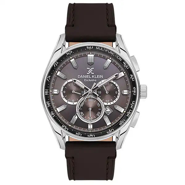 Ανδρικό ρολόι με δερμάτινο λουρί DK.1.13902-2