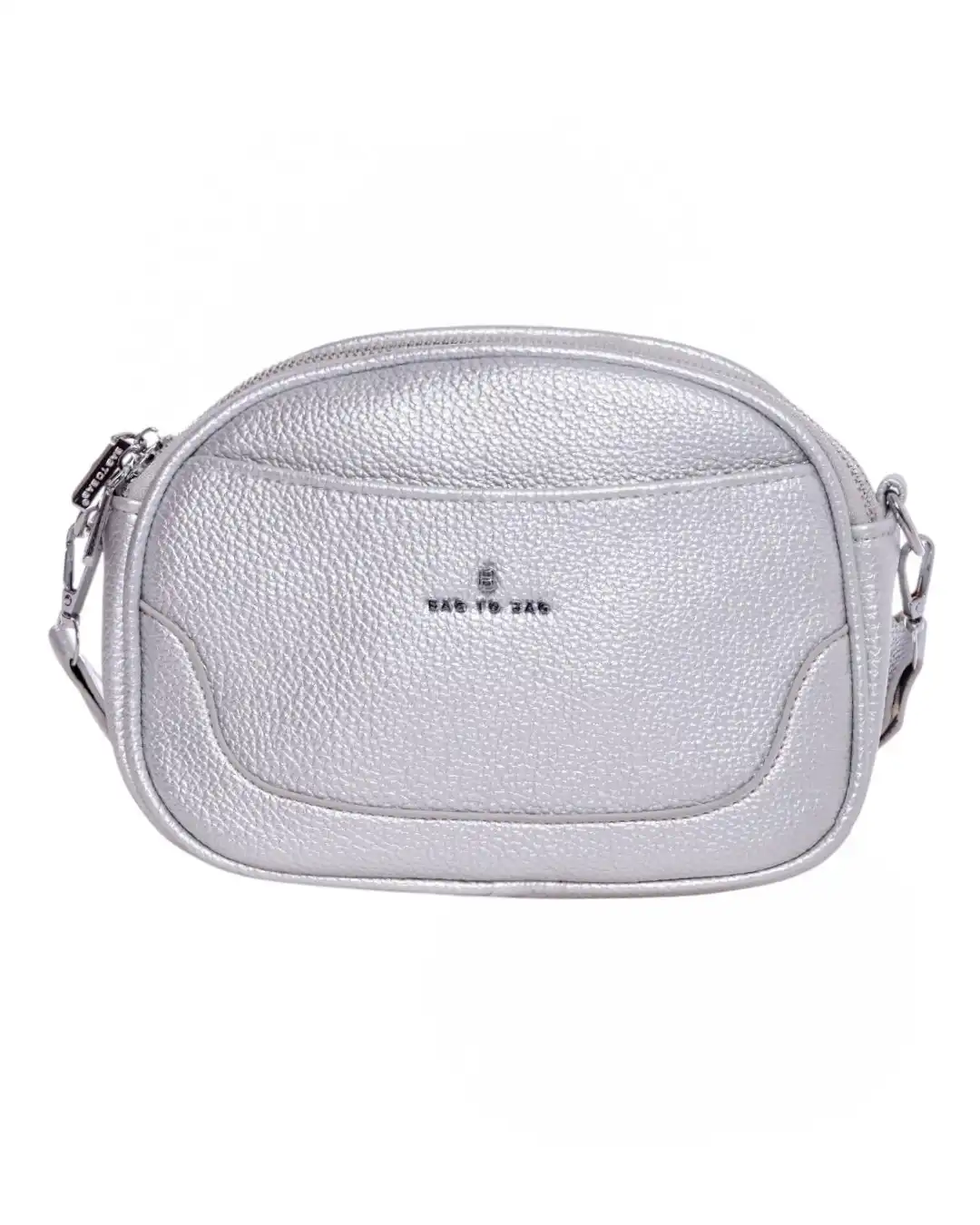 Τσαντάκι χιαστί  YC02937 – Ασημί