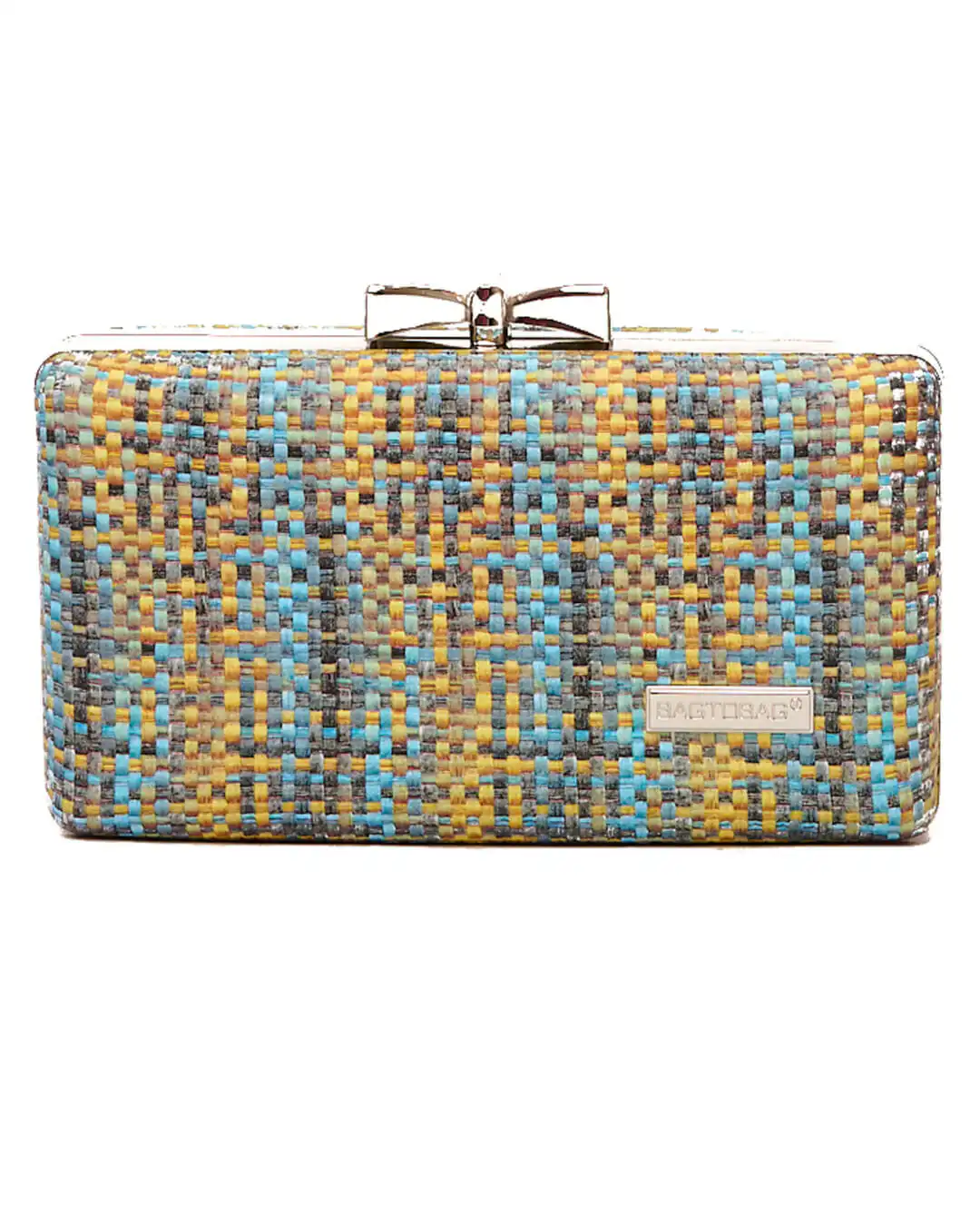 Ψάθινο τσαντάκι clutch -21892 – Πράσινο