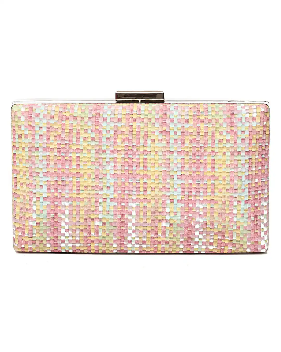 Τσάντα φάκελος clutch -21891 - Ασημί