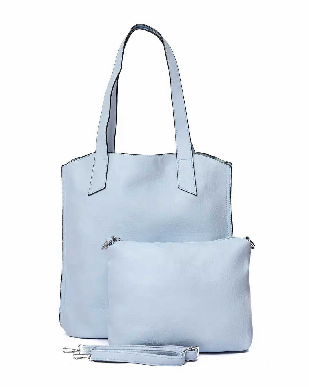 Τσάντα ώμου με νεσεσέρ - SP20083 - Γαλάζιο