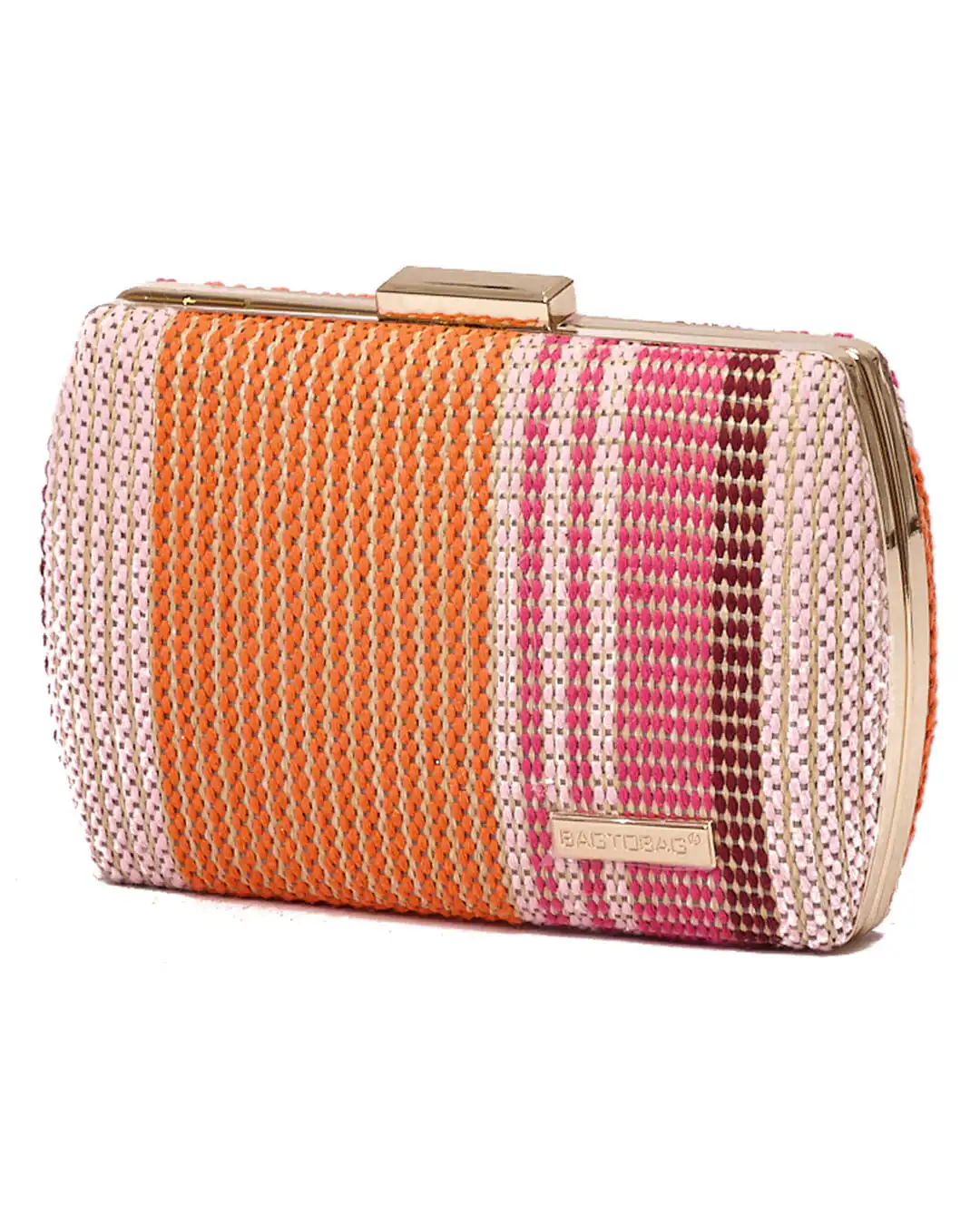Ψάθινο τσαντάκι clutch -21897 – Πορτοκαλί
