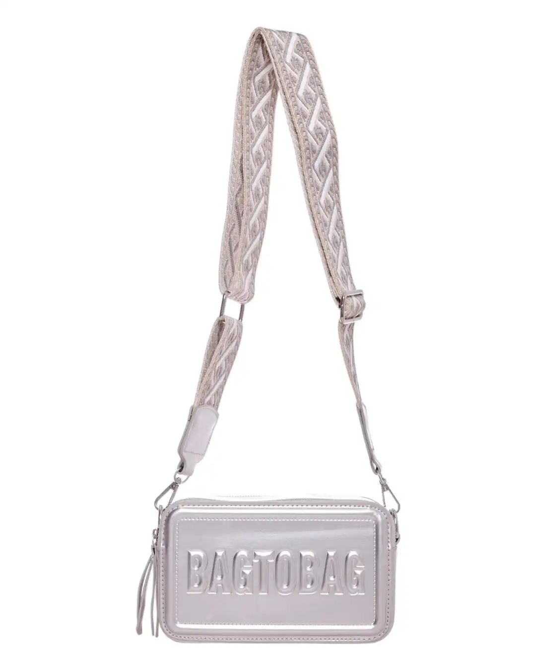 Τσάντα χειρός SW8941 – Ασημί