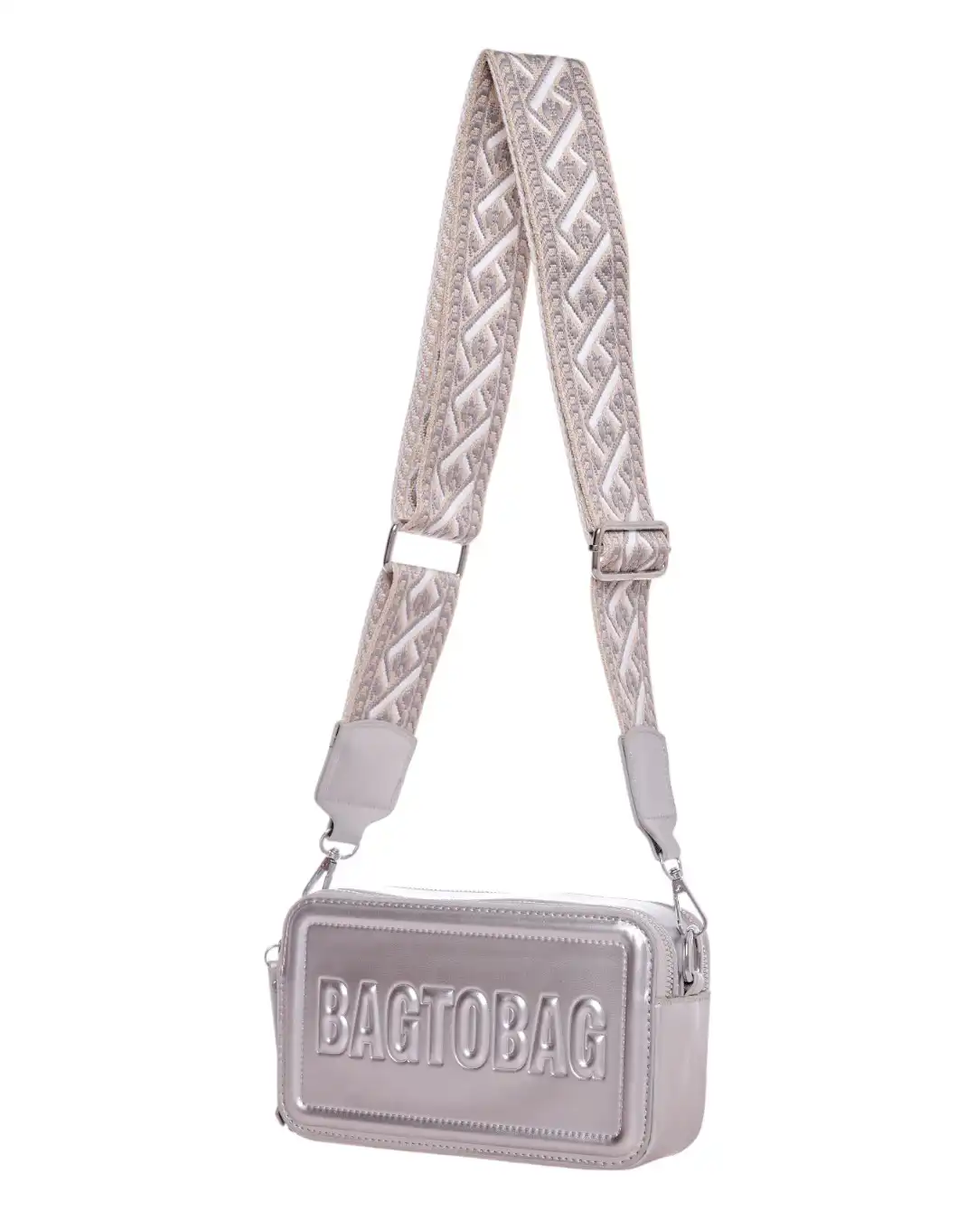 Τσάντα χειρός SW8941 – Ασημί