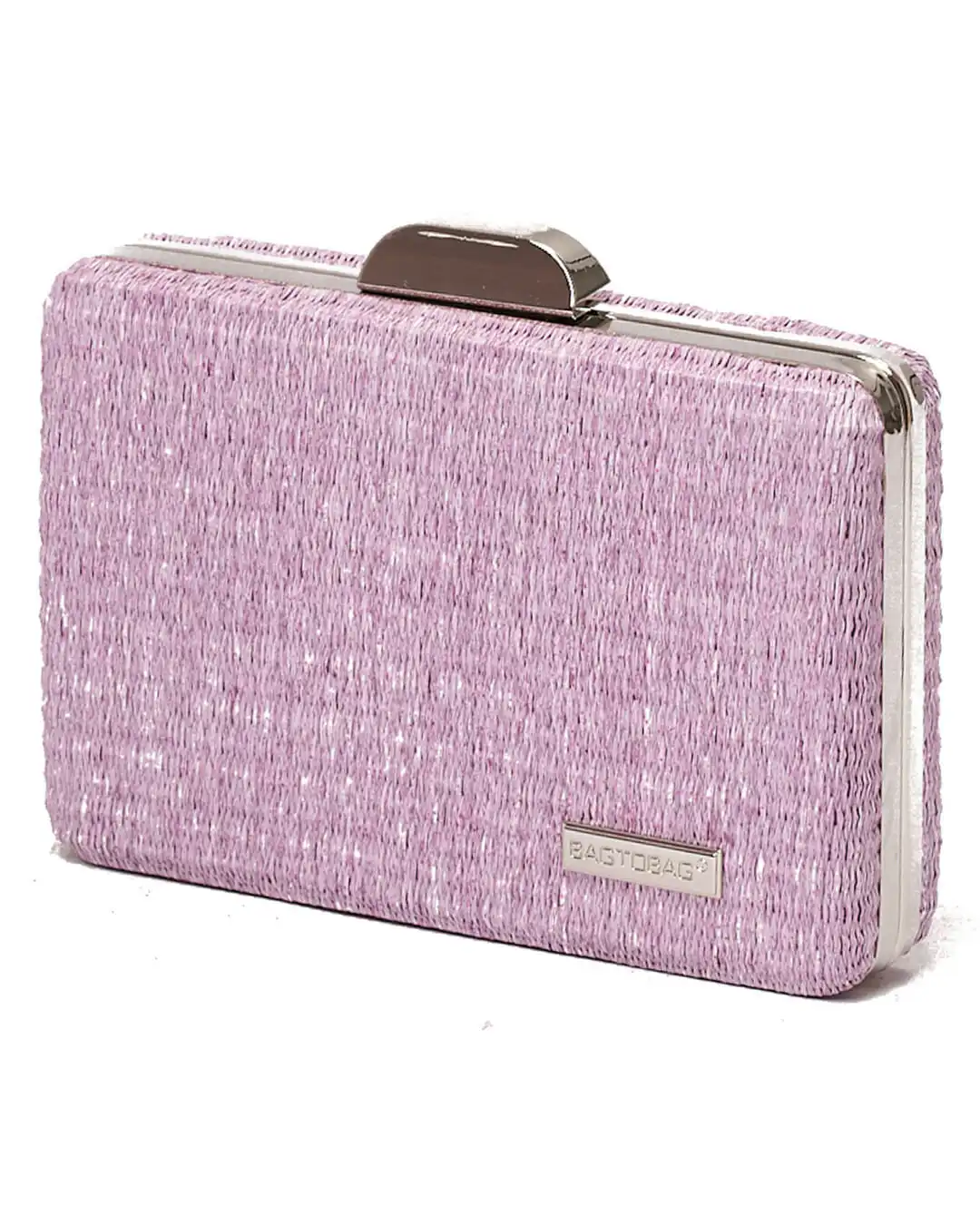 Ψάθινο τσαντάκι clutch -21896 – Μώβ