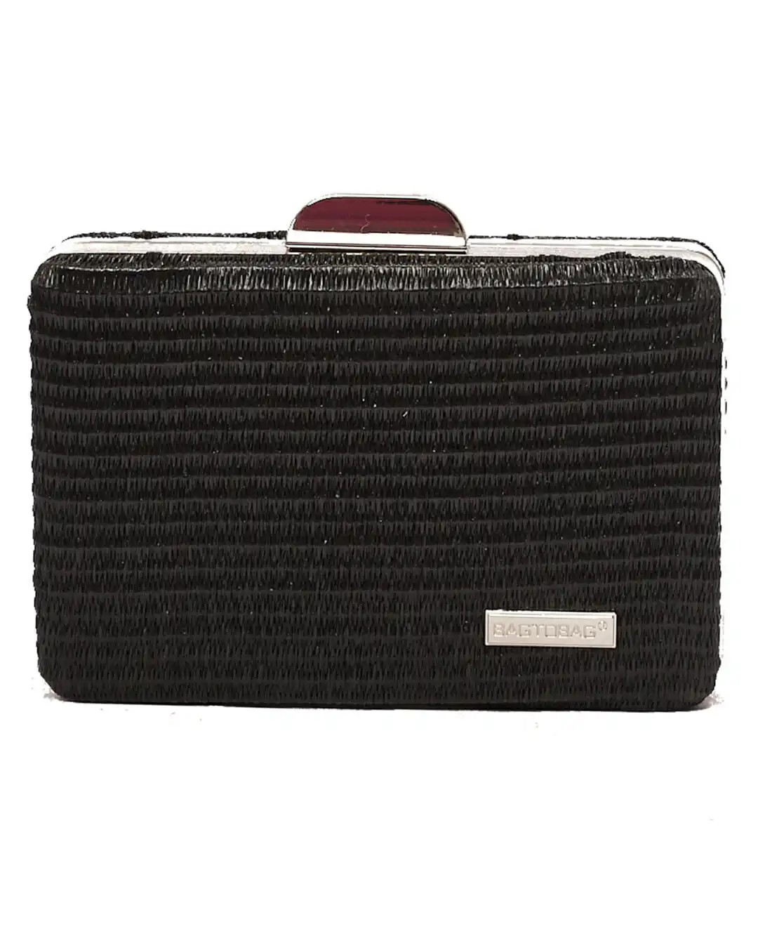 Ψάθινο τσαντάκι clutch -21896 – Μαύρο