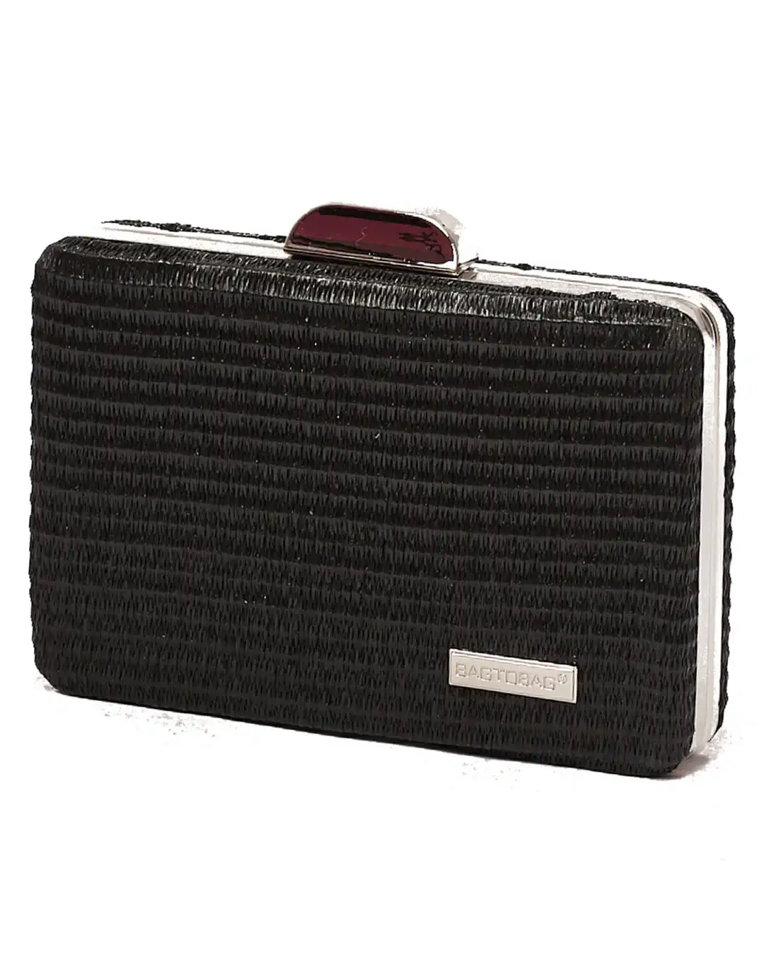 Ψάθινο τσαντάκι clutch -21896 – Μαύρο