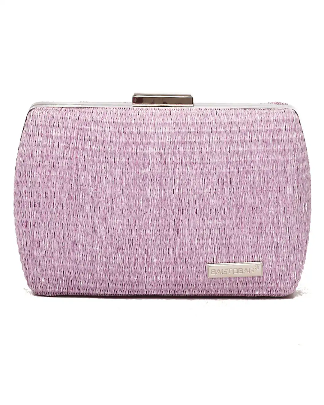 Ψάθινο τσαντάκι clutch -21897 – Μώβ