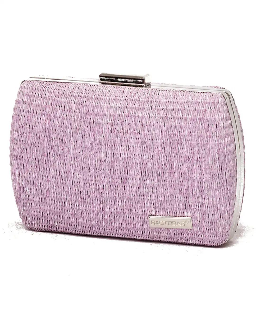 Ψάθινο τσαντάκι clutch -21897 – Μώβ