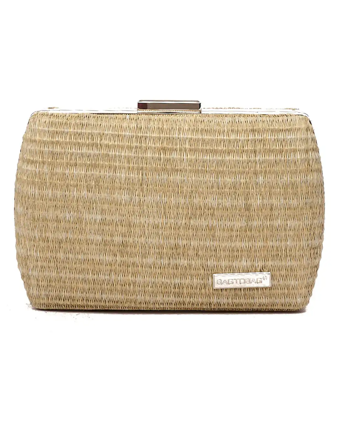 Ψάθινο τσαντάκι clutch -21897 – Μπέζ