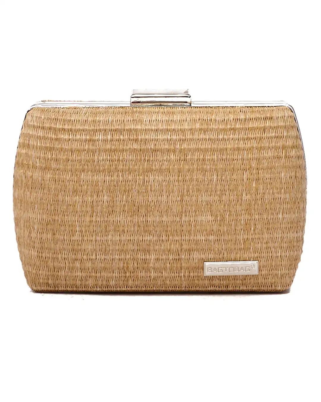 Ψάθινο τσαντάκι clutch -21897 – Χακί