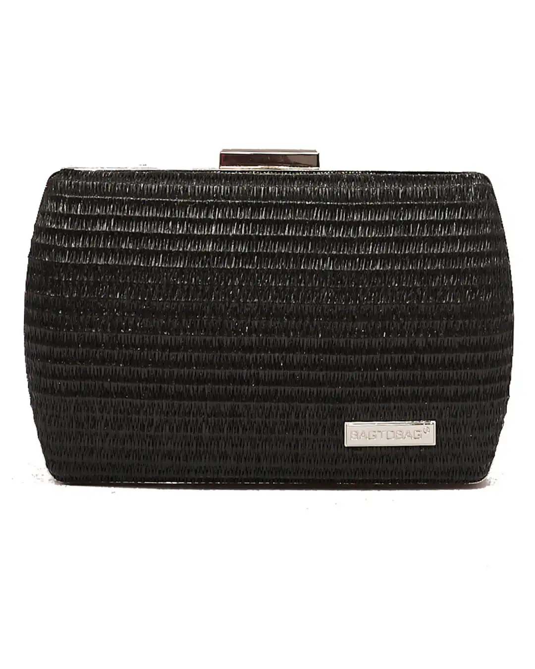 Ψάθινο τσαντάκι clutch -21897 – Μαύρο