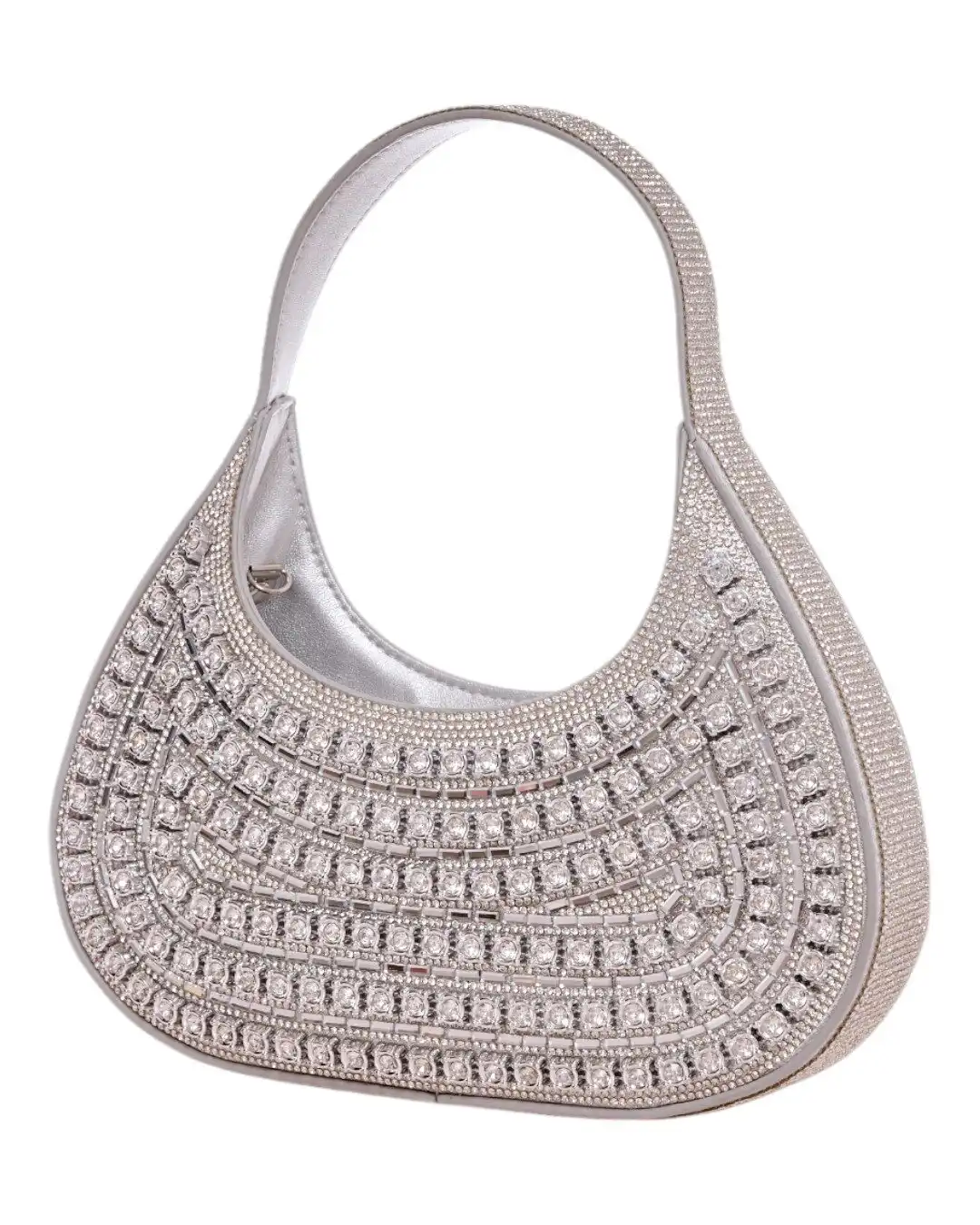 Τσάντα φάκελος clutch MD2406 – Ασημί