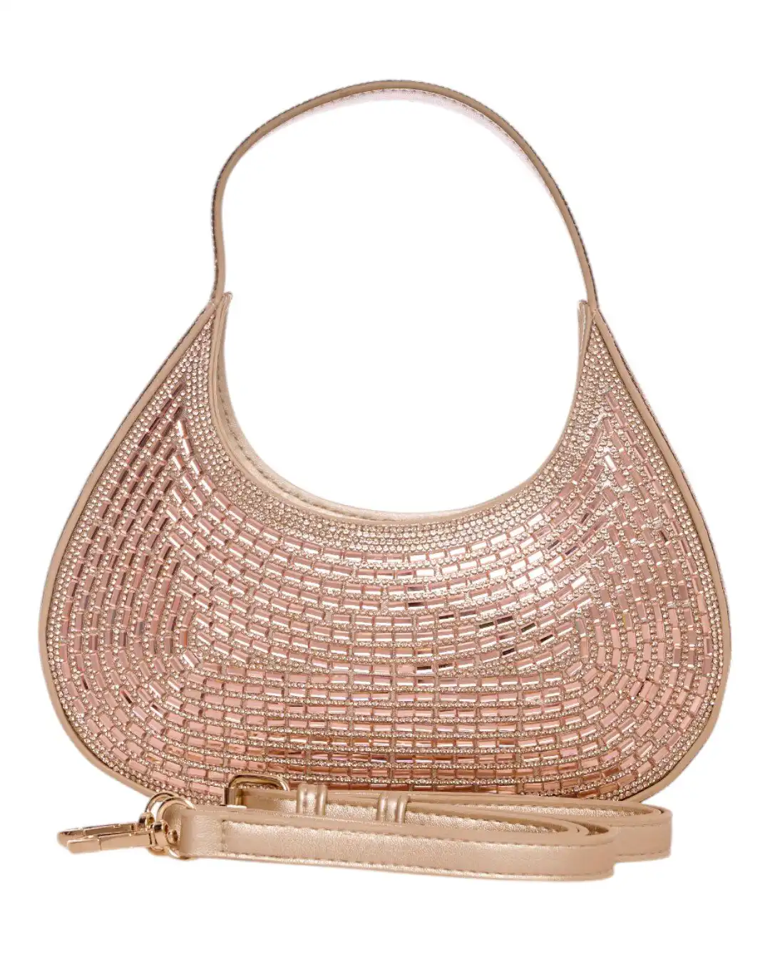 Τσάντα φάκελος clutch MD2406 - Σαμπανιζέ