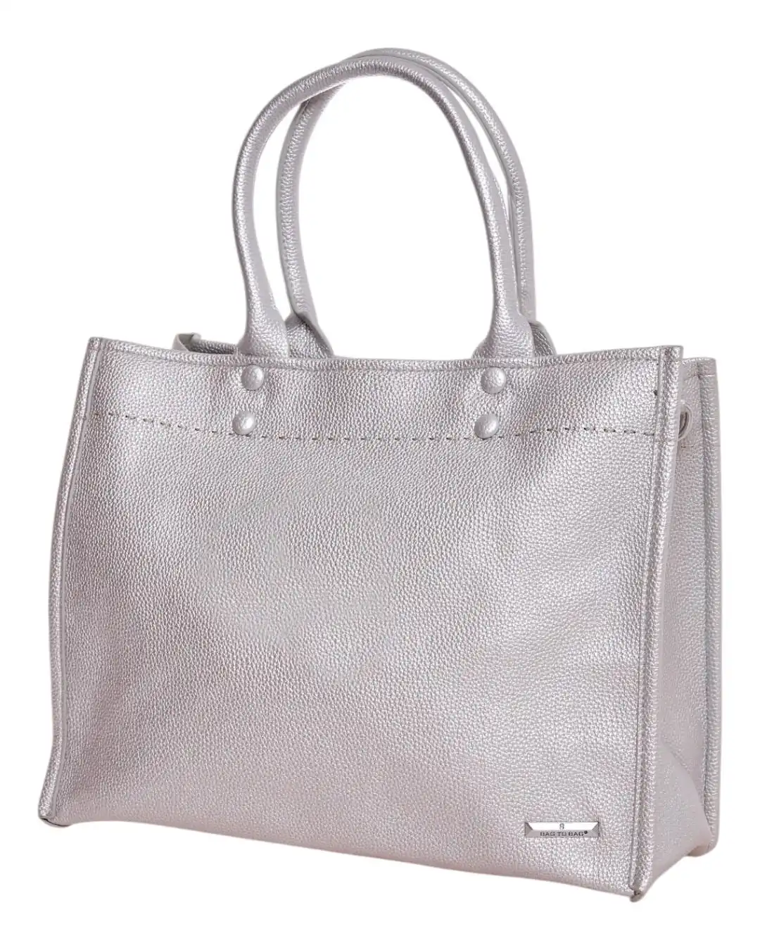 Τσάντα ώμου  JD-7609 – Ασημί