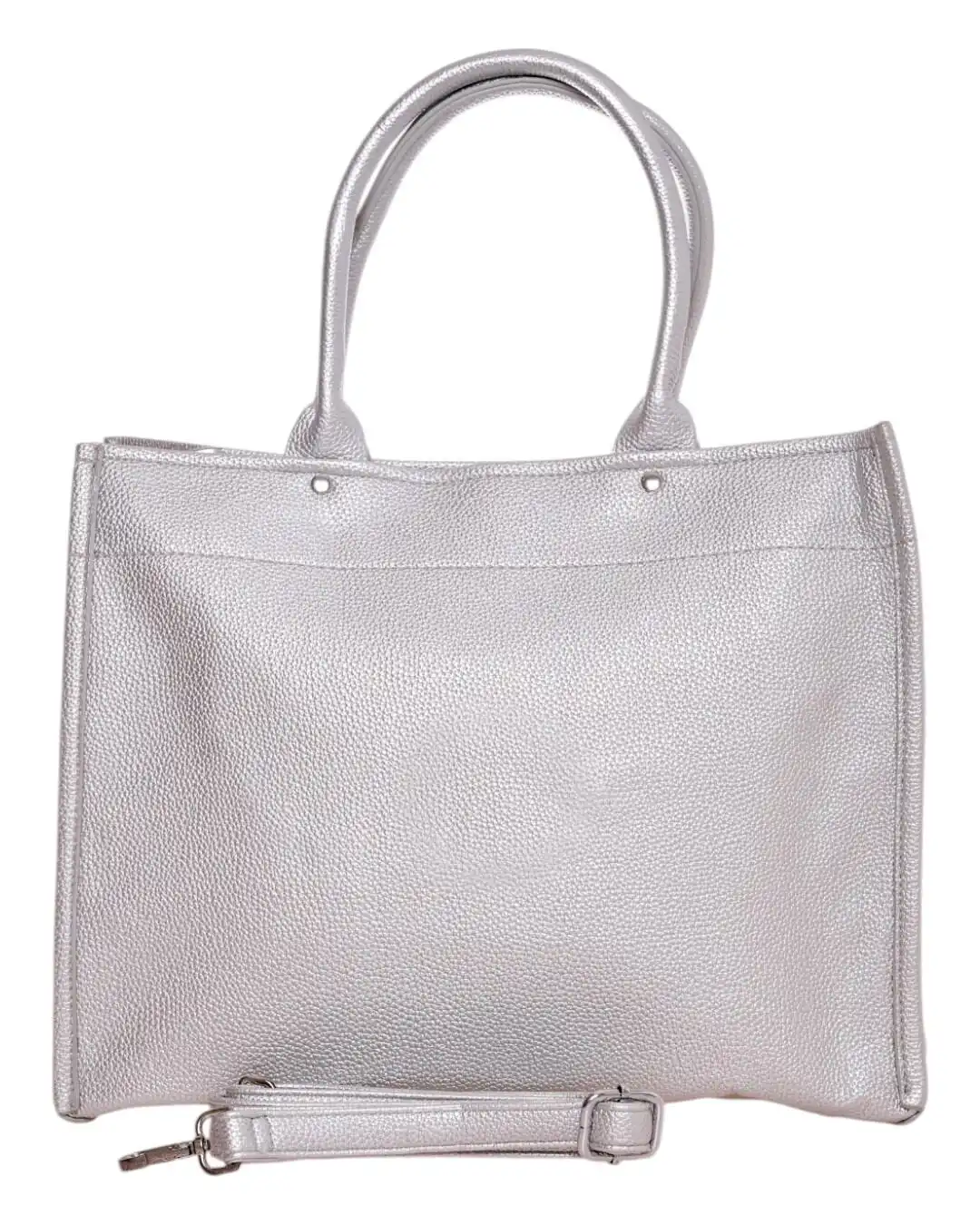 Τσάντα ώμου  JD-7609 - Ασημί