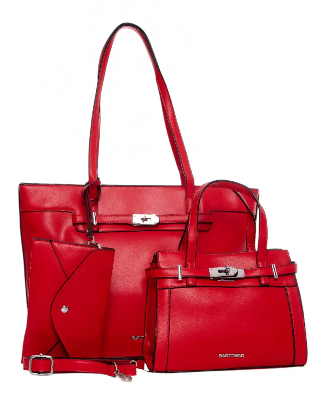 Τσάντα ώμου  JX-2662 – Κόκκινο