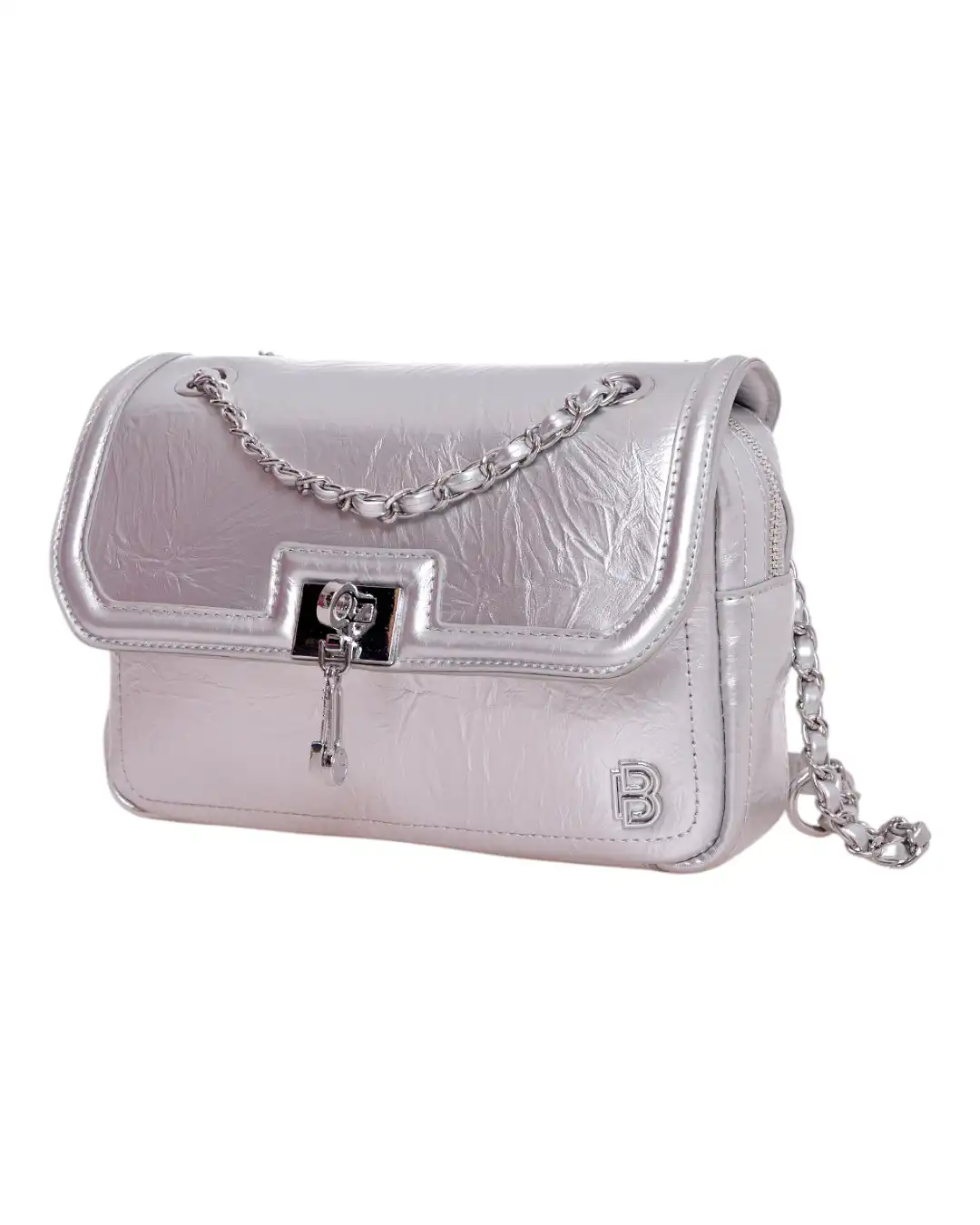 Τσάντα ώμου SW8952 – Ασημί