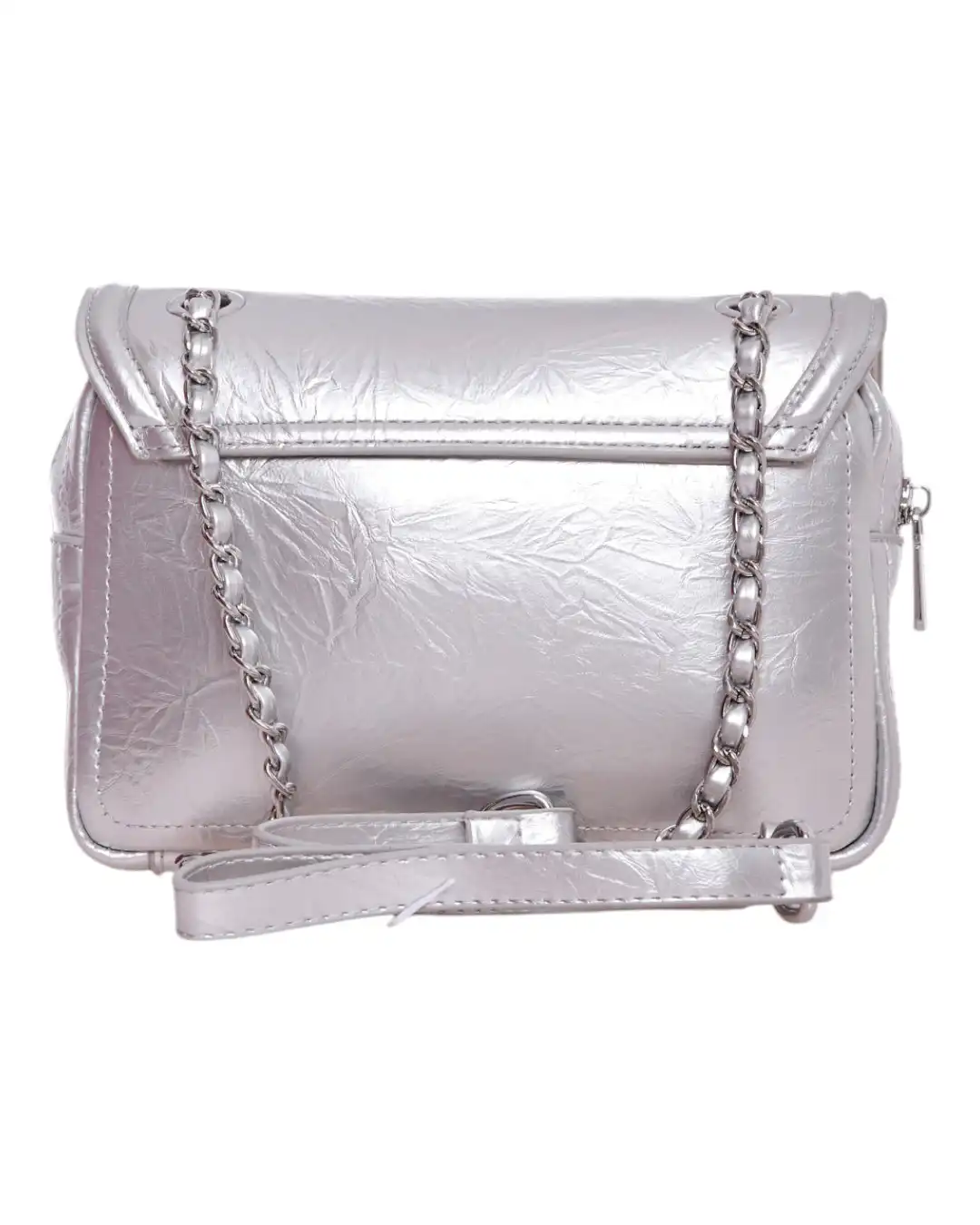Τσάντα ώμου SW8952 - Ασημί