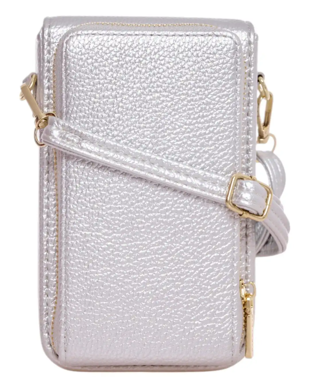 Τσάντα χιαστί YC02912 - Ασημί