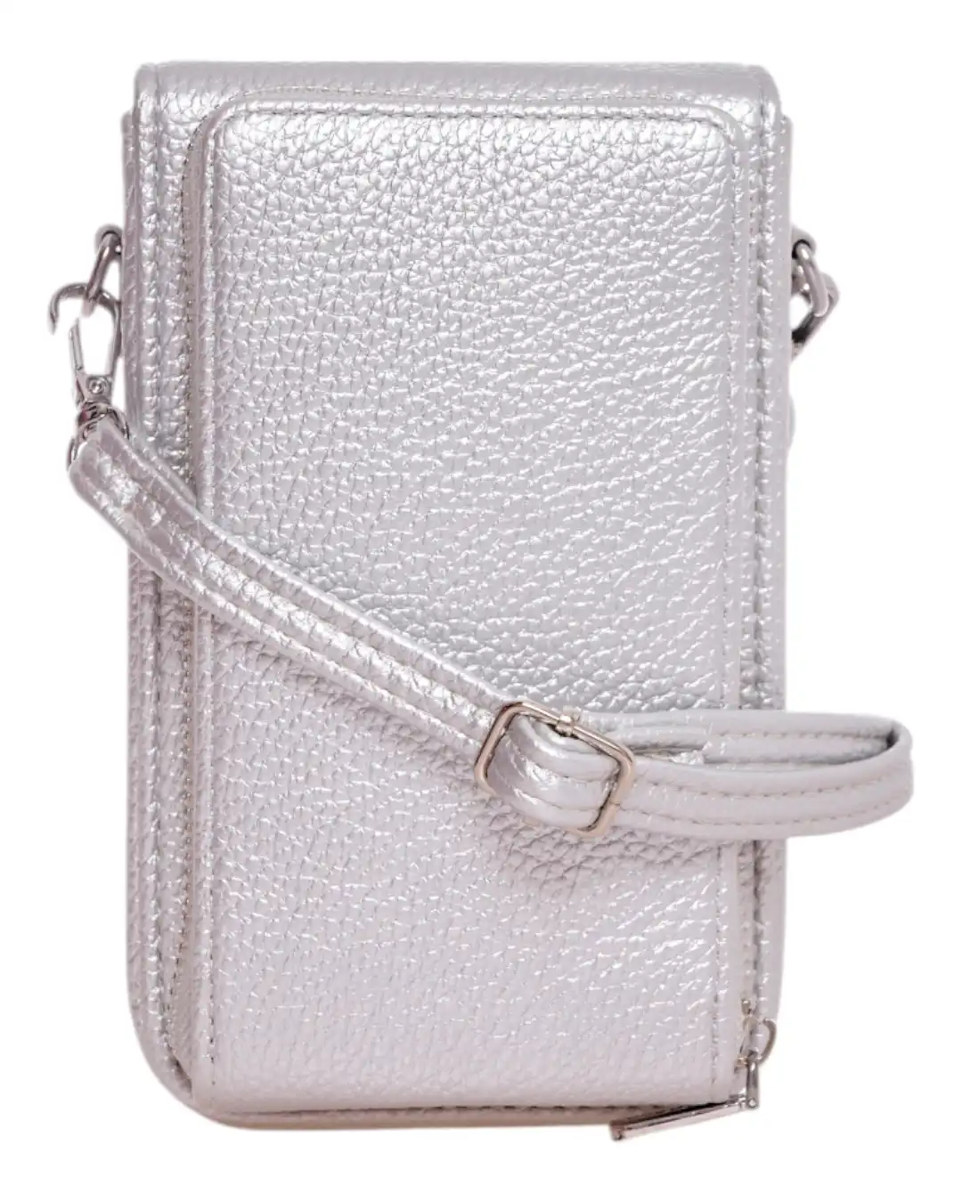 Τσάντα χιαστί YC02913 - Ασημί