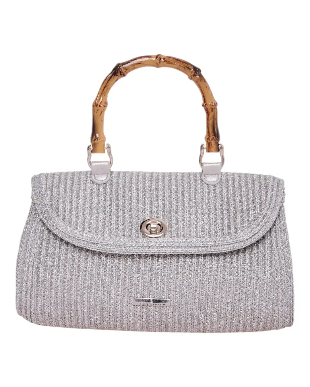 Ψάθινος φάκελος XY-2517 – Ασημί