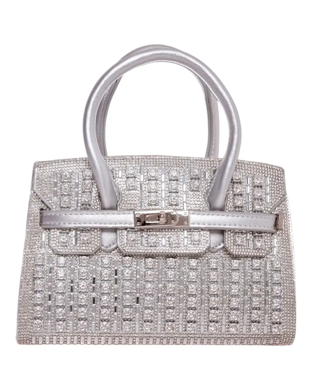 Τσάντα φάκελος clutch MD2402 – Ασημί